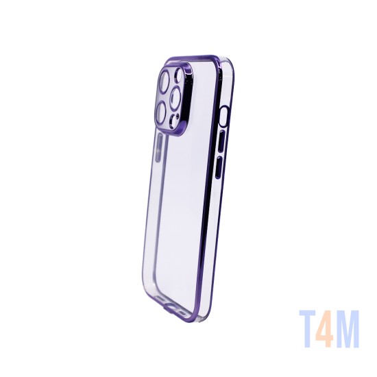 Capa de Silicone Duro com Lente de Câmera para Apple iPhone 14 Pro